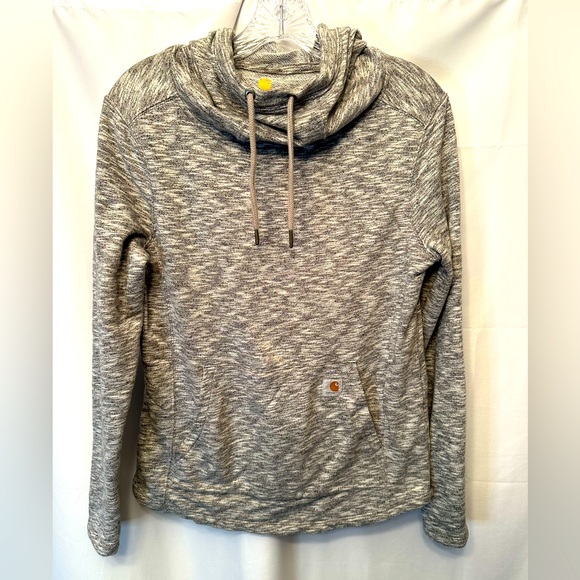 Carhartt Tops - Carhartt Newberry Hoodie Relaxed Fit Pullover Sweatshirt Women’s Size Small Gray